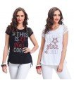 Camiseta Star Renda Nas Costas