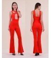 Jumpsuit Long Esvote and Back Cross