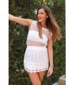 Set Top and Lace Skirt